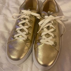 Lilly Pulitzer Gold Sneakers